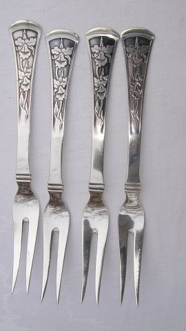 Orchide silver cutlery Cold cut fork