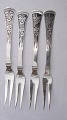 Orchide silver cutlery Cold cut fork