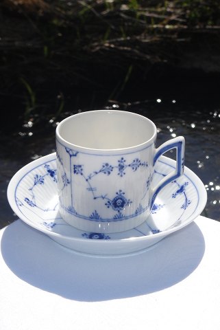 Royal Copenhagen Musselmalet gerippt Schokolade-tasse 83