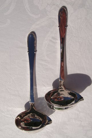 Georg Jensen Beaded silver cutlery Gravy ladle