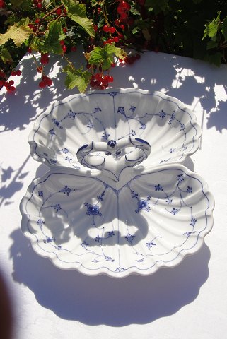 Royal Copenhagen  Blue fluted plain Cabaret Dish