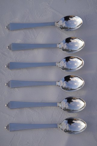 Georg Jensen Pyramid silver cutlery  Coffee spoon 034