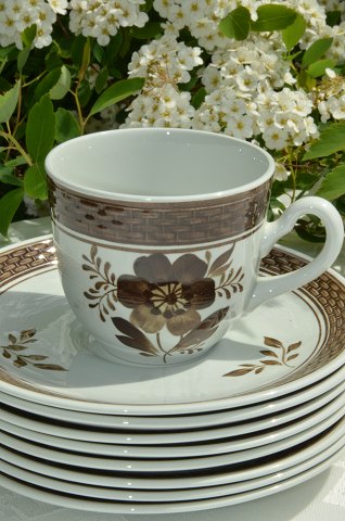 Royal Copenhagen Tranquebar braun Kaffeetasse 992