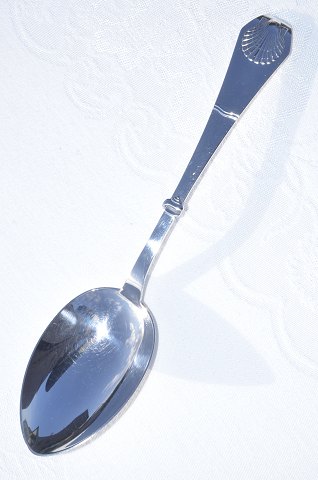 Strand silver cutlery Serving spoon with inscription