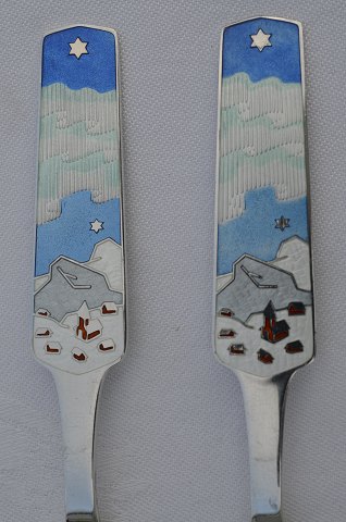 A. Michelsen Christmas spoon and Christmas fork 1963
