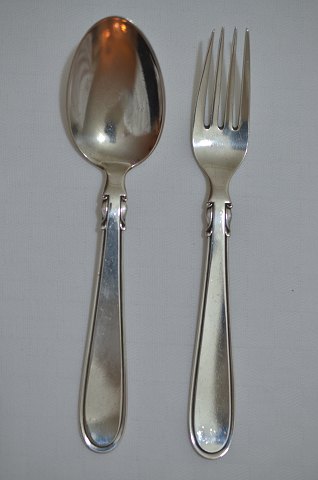 Sølvbestik  Elite Barneske og gaffel