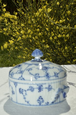 Royal Copenhagen Blue fluted  Butter jar 398