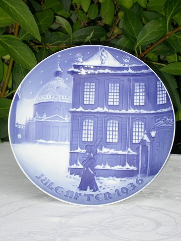 Bing & Grondahl  Christmas plate 1936