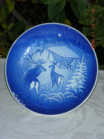 Bing & Grondahl Christmas plate 1980
