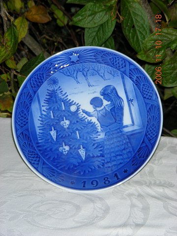 Royal Copenhagen Christmas plate from 1981