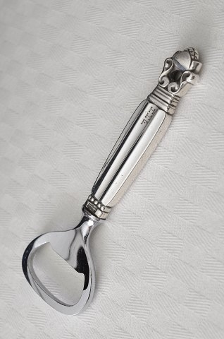 Georg Jensen Acorn  silver cutlery Bottle opener 271 with inscription