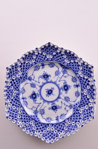 Royal Copenhagen Blue fluted full lace Plate # 1094