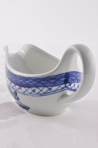 Aluminia faience Blue Tranque Butter jug 2591