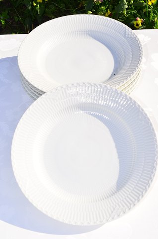 Royal Copenhagen White Half lace Dinner plate