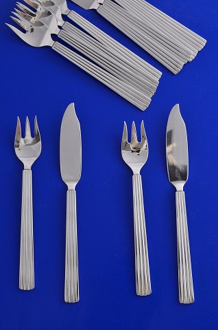 Georg Jensen flatware Bernadotte Fish cutlery for 6 persones