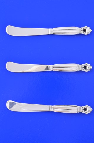 Acorn Georg Jensen silver cutlery Butter Knifes 046