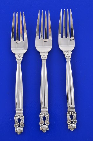 Georg Jensen sterling silver Acorn 
Luncheon fork 022