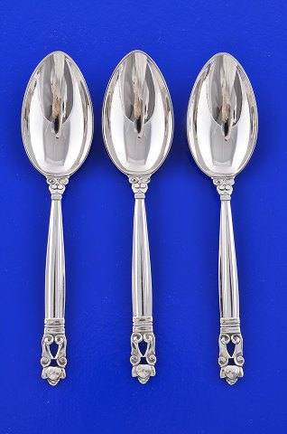 König Georg Jensen Silberbesteck Dessertlöffel 021