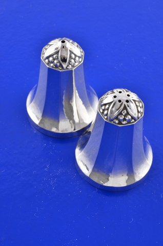 Georg Jensen silver Acorn Salt & Pepper shaker