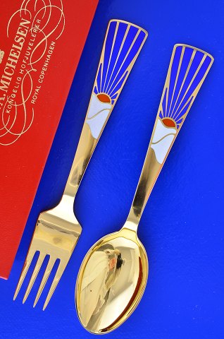 A. Michelsen. Christmas spoon and Christmas fork 1995