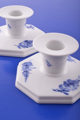 Royal Copenhagen Blaue Blume eckig Paar Kerzenständer  3334