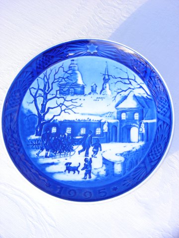 Royal Copenhagen Christmas plate from 1995
