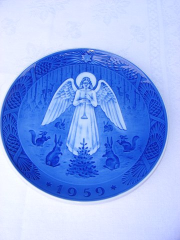 Royal Copenhagen porcelain Christmas plate from 1959