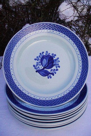 Aluminia Blue Tranquebar Plates 946
