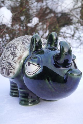 Lisa Larsson figurine Rhinoceros