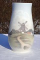 Bing & Gröndahl Vase Vase mit Windmühle 8522 /210