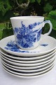 Royal Copenhagen  Blue flower curved Espresso cups 1546
