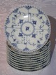 Royal Copenhagen Blue fluted Plates  1087