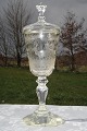 A late glas cup and cover