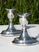 Danish silver  Pair candle holder, Sold .