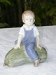 Royal copenhagen  Figurine 4539 Boy with gourd