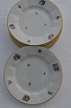 Royal Copenhagen porcelain Spreaded  flowers Plat # 8553