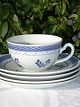 Aluminia faience        Blue Tranquebar  Large tea cups, 957