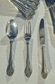 Rokoko silver cutlery Luncheon set for 6  persones
