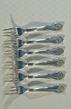 Rokoko silver cutlery Pastry fork