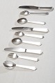 Georg Jensen Pyramid silver cutlery dinner set of 3 pieces