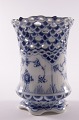 Royal Copenhagen Blue Fluted full lace Vase # 1016
