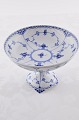 Royal Copenhagen  Blue fluted half lace Bowl on high foot 513
