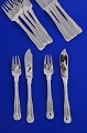 Georg Jensen silver Old Danish Fish cutlery for 6 persones