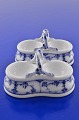 Royal Copenhagen  Blue fluted plain 
Two Salt Cellar 197