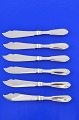 Hans Hansen silver cutlery No 1 
Six Fish knifes